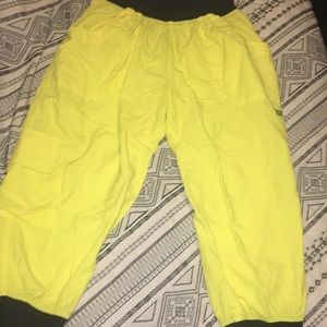 Yellow and black Zumba pants